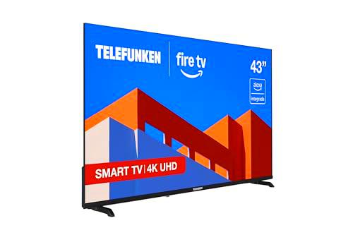 Telefunken 43FTV825, 43 Pulgadas 4K UHD, Smart TV Fire OS