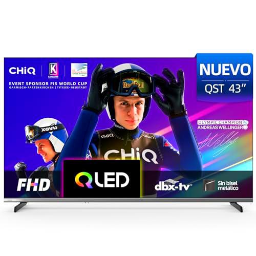 CHiQ L43QST 43 Pulgadas televisor QLED Pro Smart Google televisor