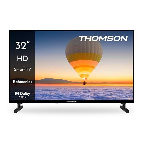 Thomson 32 Pulgadas (80cm) HD LED Smart TV, Wi-Fi, Control por Voz