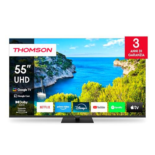 THOMSON 55 Pulgadas (139cm) 4K Ultra HD Smart Google TV