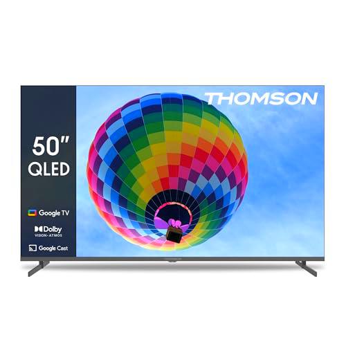 THOMSON 50 Pulgadas (126cm) QLED Google Smart TV, Wi-Fi,Dolby Audio