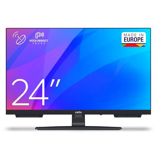 Cello Televisor LED C2424SH de 24 Pulgadas con recepción DVB-T y satélite
