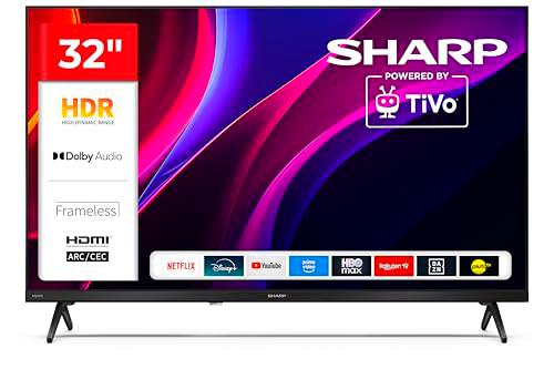 Sharp 32HE2345E - TiVo TV, 32" HD, Frameless, 60Hz