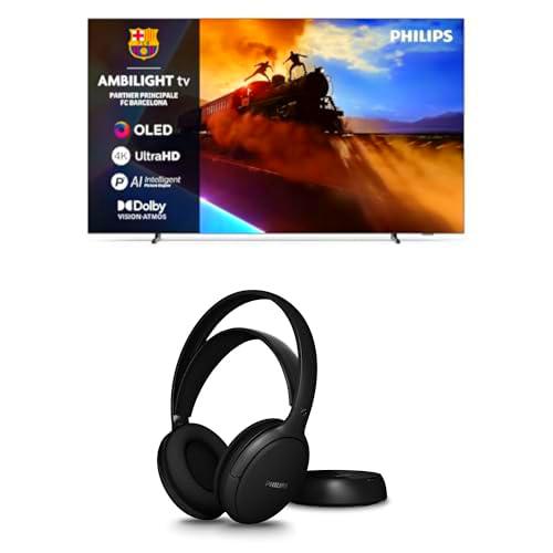 Philips Ambilight 55OLED770 4K OLED Smart TV - Pantalla de 55 Pulgadas con P5 AI Picture