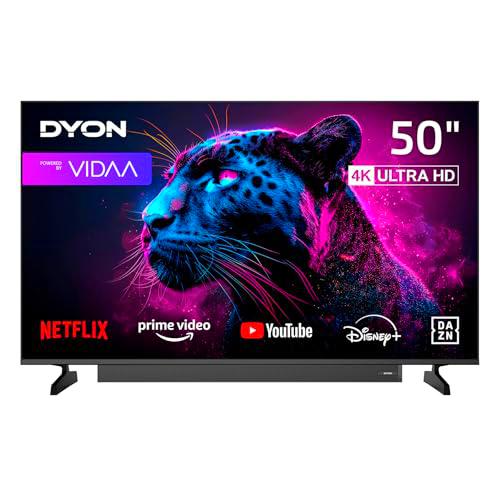 DYON Movie Smart 50 VX-S - Televisor inteligente de 50" 4K Ultra HD con barra de sonido integrada