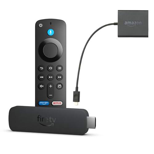 Amazon Fire TV Stick 4K Plus con Amazon - Adaptador Ethernet