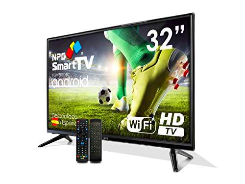 Televisor LED 32&quot; HD NPG Smart TV Android + Smart Control | WiFi DVB-T2 H.265 PVR Quad Core