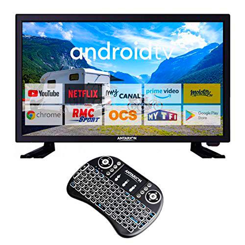 ANTARION Pack TV 19&quot; 48 cm TELEVISOR CONNECT + Smart Pad Teclado Ergonómico