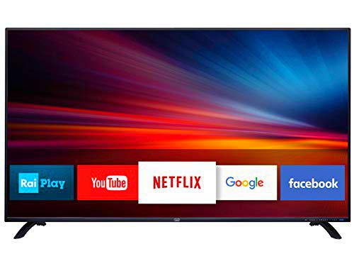 Trevi LTV 5003SM00 Smart TV 50" 4K Ultra HD con decodificador Digital DVBT-T2 y satélite DVBS-S2