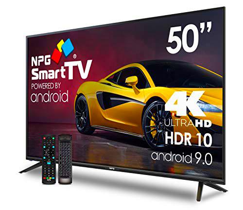 NPG 530L50UQ 4K 2020 - 50”4K UHD Smart TV con Mando con Teclado QWERTY y Función MOTION