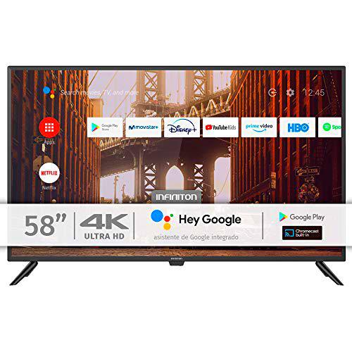 INFINITON INTV-58AF2300 - Televisor Smart TV 58" 4K UHD