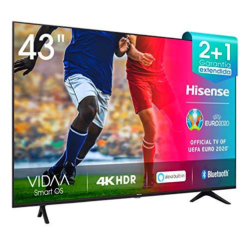 Hisense 43AE7000F UHD TV 2020 - Smart TV Resolución 4K con Alexa integrada