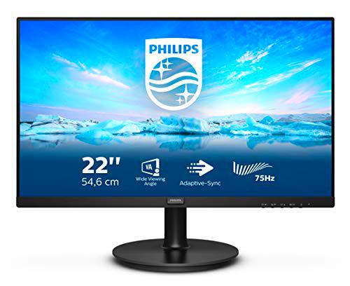 Philips Monitors 221V8LD/00-22 Full HD, 75Hz, VA, Adaptive Sync (1920x1080