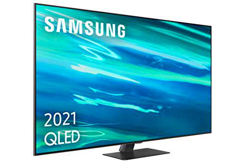 Samsung QLED 4K 2021 55Q80A - Smart TV de 55" con Resolución 4K UHD