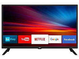 Trevi LTV 3209 - Smart TV Smart TV 32"HD con decodificador Digital DVBT-T2 H.265 de 10 bits y satélite DVBS-S2 Free to Air
