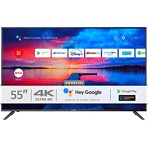 INFINITON INTV-55AF2300 - Televisor Smart TV 55" 4K UHD