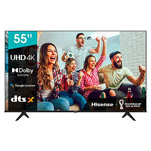 Hisense 55A66G 2021 Series - Smart TV 55" 4K UHD con Dolby Vision HDR