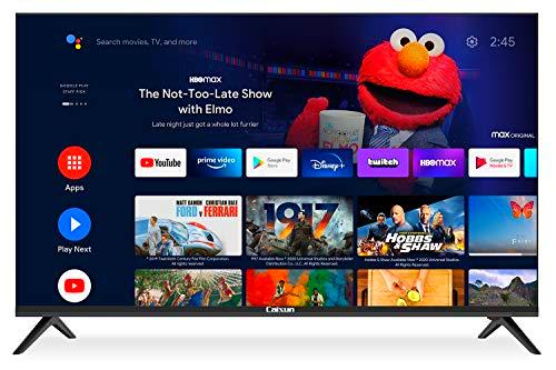 Caixun Android 9.0 TV Smart LED TV EC50S1A de 50 Pulgadas,4K Television,HDR10,Bluetooth,Youtube,Netflix,Prime Video,Sintonizador Triple,Procesador Quad Core [Clase de eficiencia energética A+]