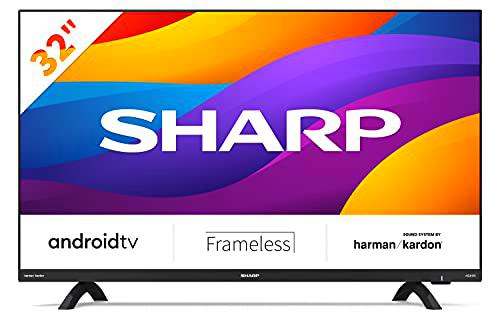 Sharp 32Di6EA - TV Android (9.0) smart 32" HD sin marco