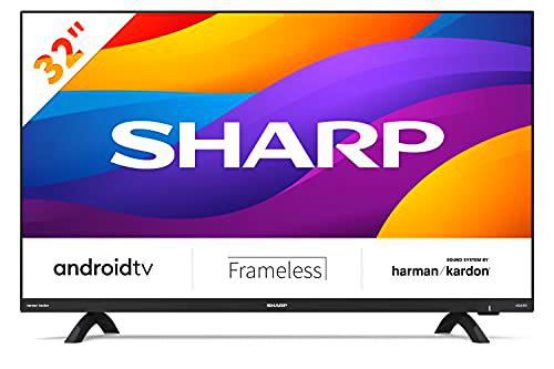 Sharp 32Di6EA - TV Android (9.0) smart 32&quot; HD sin marco