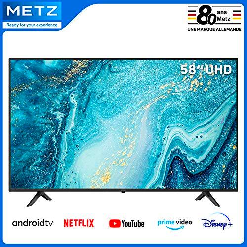 Televisión 58 Pulgadas Smart TV METZ 58MUB6010 Android TV 9,0 UHD Google Asistente
