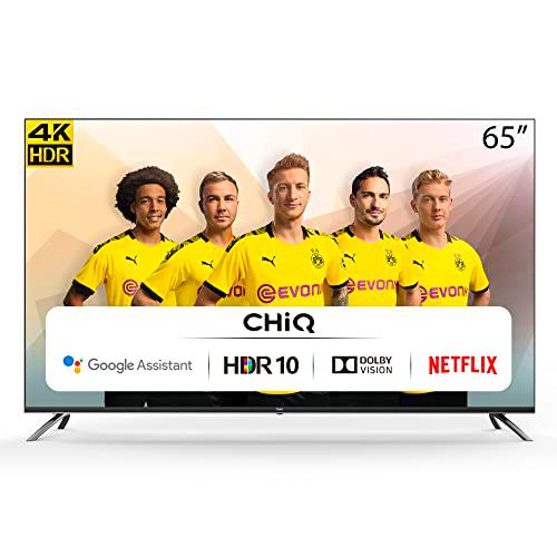 CHiQ Televisor Smart TV LED 65 Pulgadas, Android 9.0
