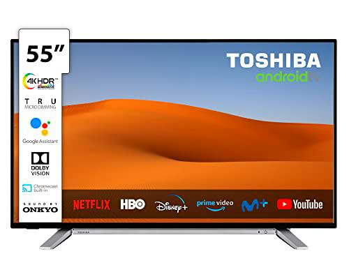 Toshiba TV 55UA2B63DG 4K HDR Smart TV Android de 55" Ultra HD (3840 x 2160)