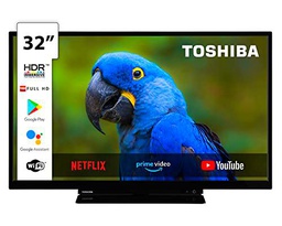 Toshiba TV 32L3163DG Smart TV de 32", con Resolución Full HD (1920 x 1080)