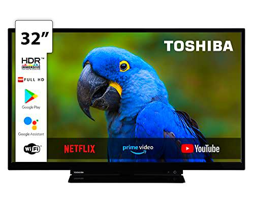 Toshiba TV 32L3163DG Smart TV de 32", con Resolución Full HD (1920 x 1080)