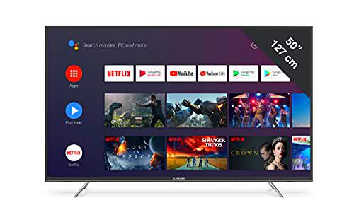 SCHNEIDER TV 50" LED UHD 4K Smart TV, Android TV Puro