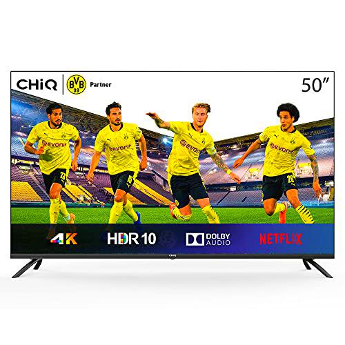 CHiQ U50H7LX Netflix Smart TV, 4K UHD, HDR10, Dolby Audio