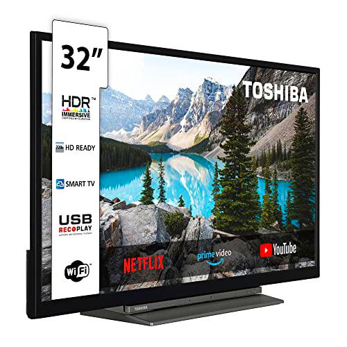 Toshiba 32WK3C63DG Smart TV 32" HD, ALEXA integrado