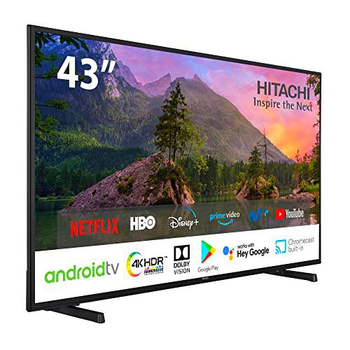 Smart TV Hitachi 43HAK5350 43" 4K Ultra HD Android TV WiFi
