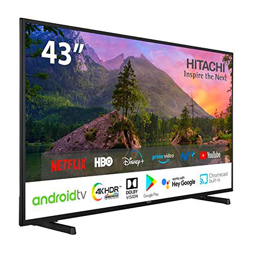 Smart TV Hitachi 43HAK5350 43&quot; 4K Ultra HD Android TV WiFi